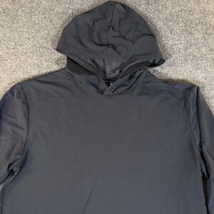 BYLT Premium Basics Mens Textured Knit Hoodie Navy Blue MTPS0270-404 L #3979
